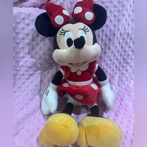 Disney Minnie Mouse Plush in Red, Black, White and Yellow